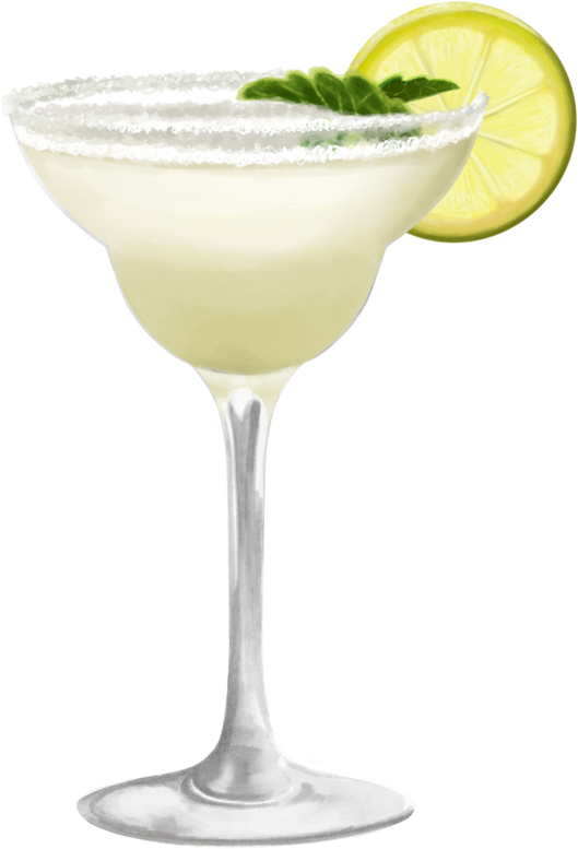 Watercolor Illustration of Margarita